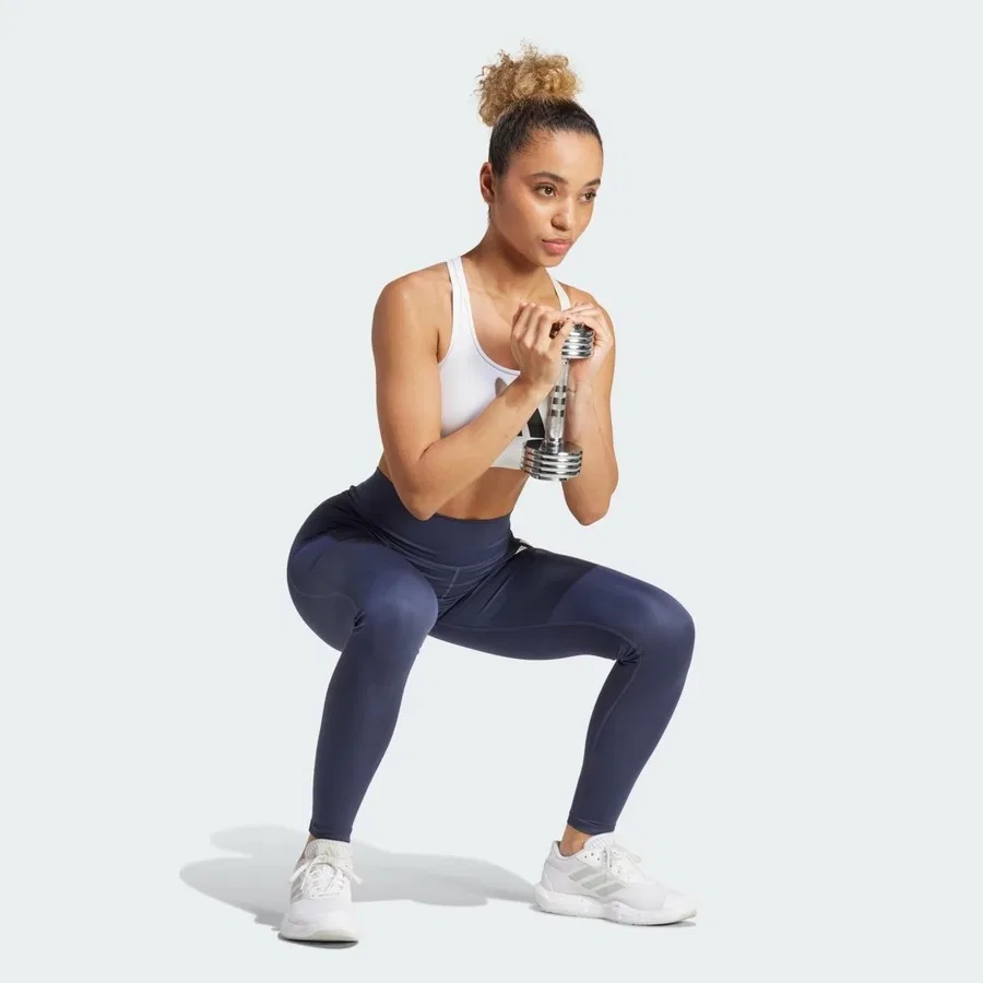 Спортивный бюстгальтер Powerreact Bralette adidas, Белый — фото 3