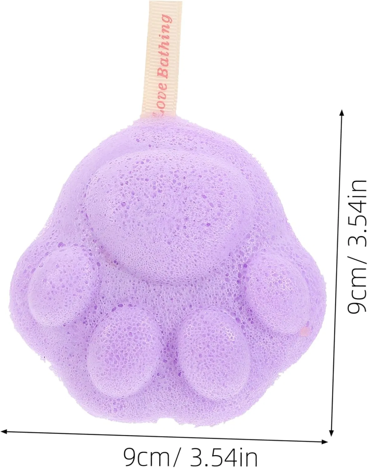 Набор спонжей для умывания Konjac, Minkissy, 20 шт, 9x9x3.5 см — фото 3