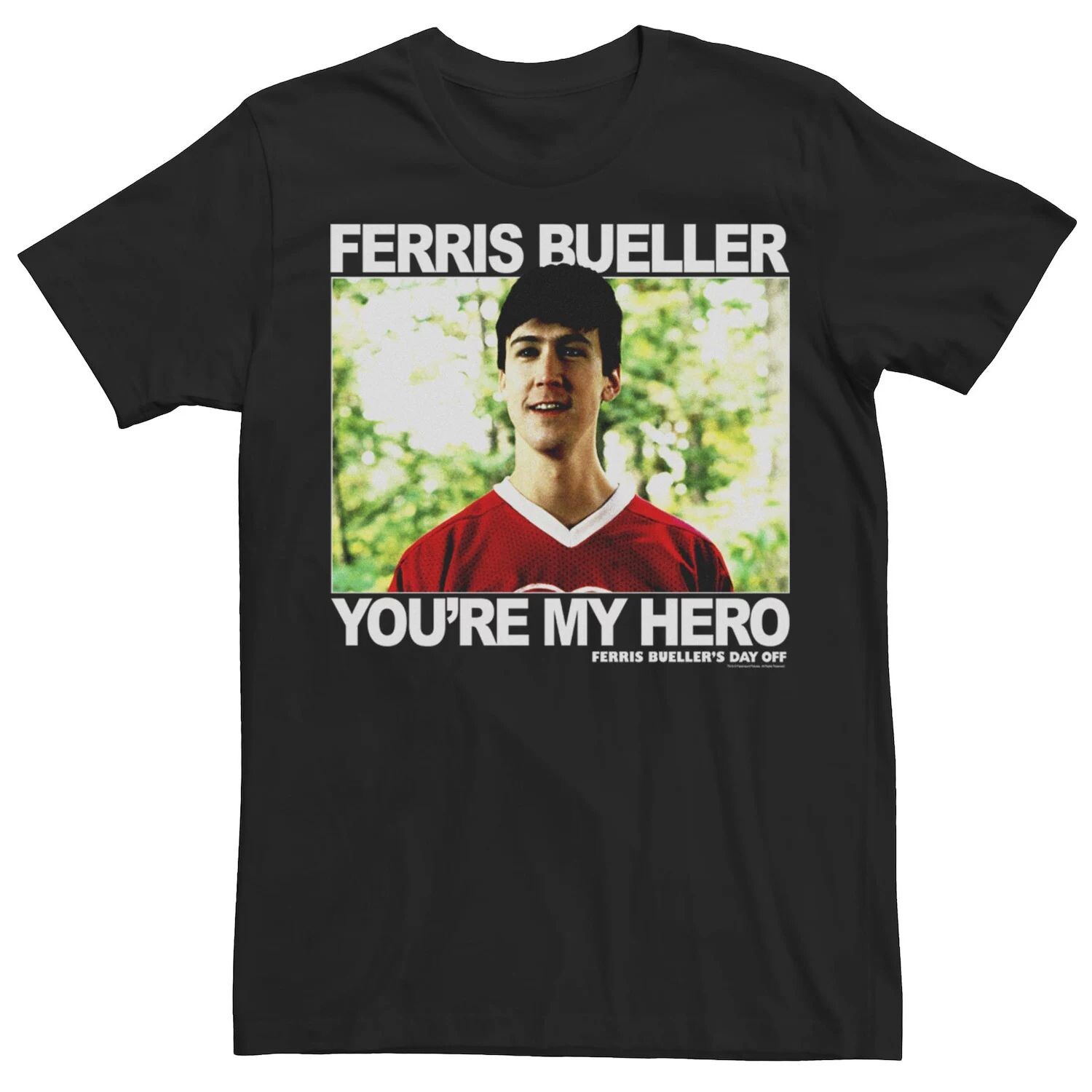 

Мужская футболка Ferris Bueller You're My Hero Cameron Licensed Character