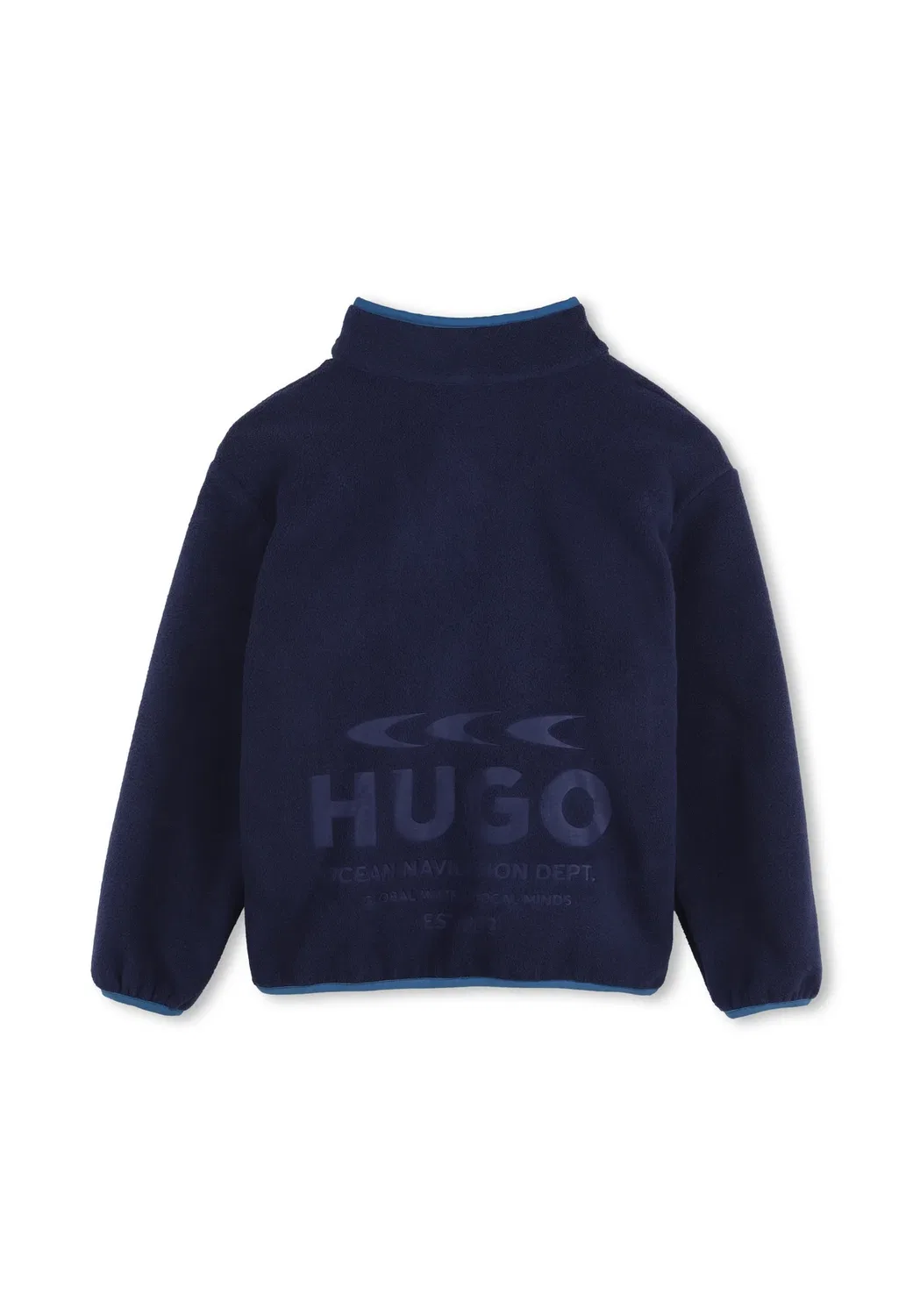Толстовка - флисовый джемпер Hugo Kids, Navy — фото 3
