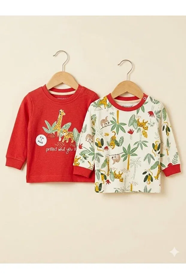Детские свитшот для мальчиков с принтом Miniword sweat Ata Kids, Colored