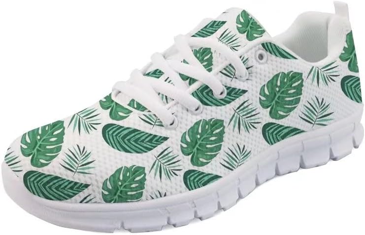 

Кроссовки Forchrinse Hawaiian Corgi Palm для бега для мужчин и женщин, мягкие спортивные, для тренажерного зала и джоггинга, зеленый
