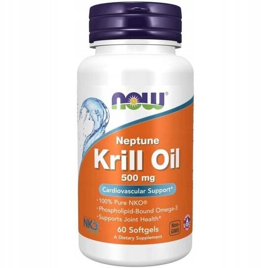 

Now Foods, Neptune Krill Oil (Масло криля) 500 мг 60 капсул