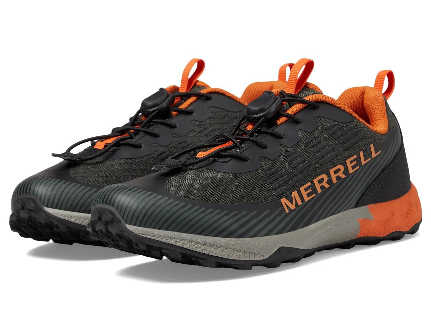 Детские кроссовки для мальчиков Peak Agility Merrell, Olive Black Orange