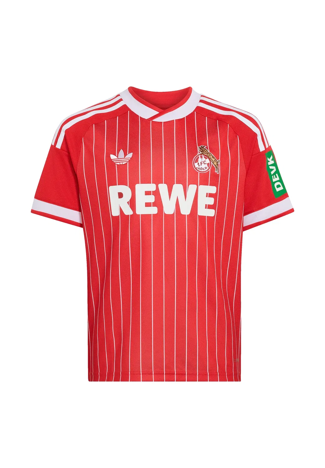 Гостевая футболка ФК Кельн - клубная форма Adidas Originals, Team Colleg Red White