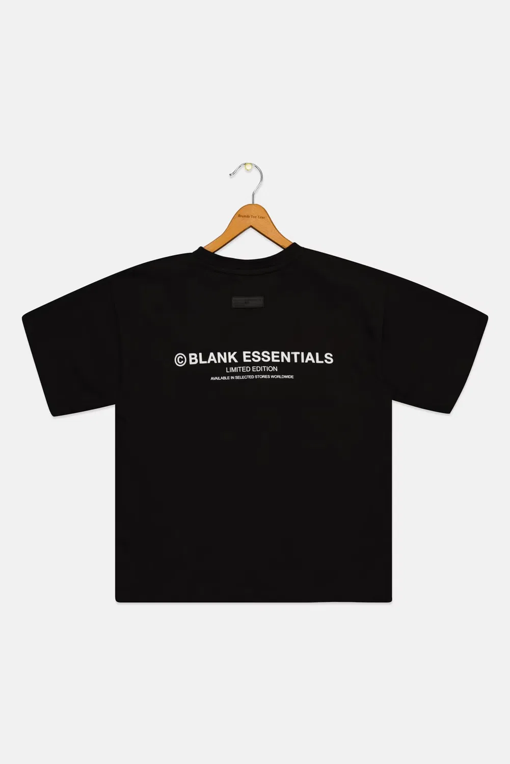 Футболка с логотипом бренда для мальчиков Blank Essentials, черный — фото 3