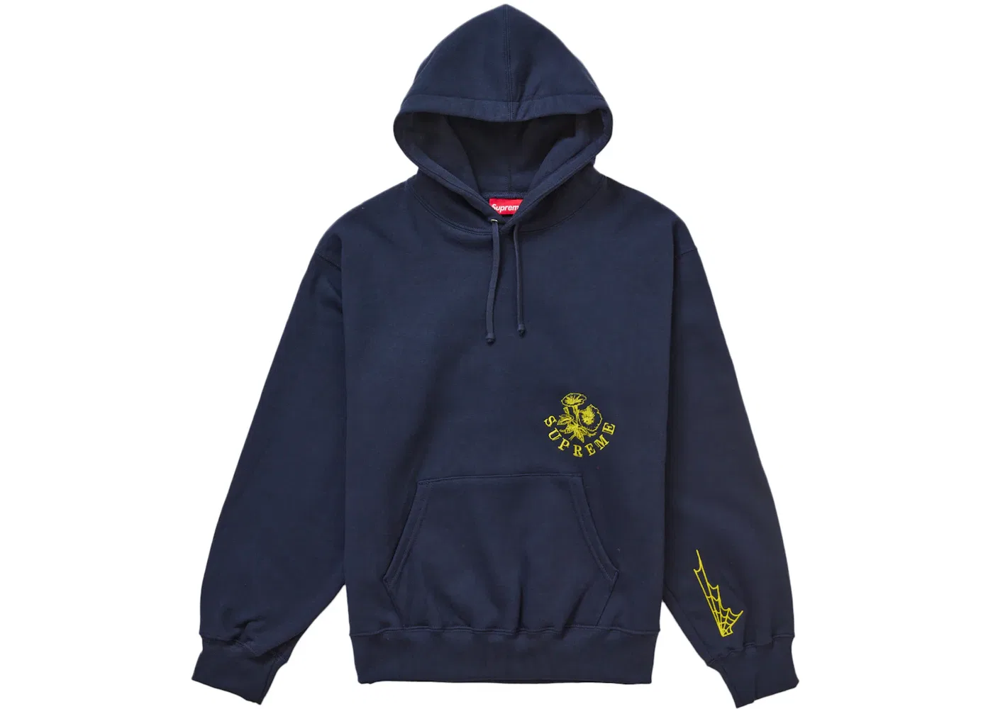 Мужской худи с вышивкой Supreme Wild Embroidered, Navy — фото 2
