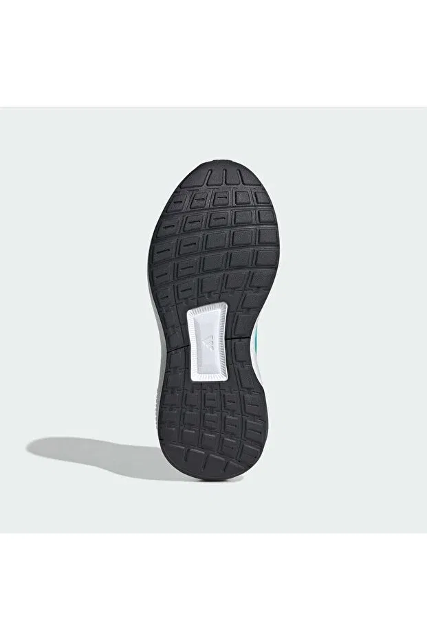Детские кроссовки для девочек с принтом Mercedes-AMG Petronas Formula One Team Ultimashow 2.0 Adidas, Cloud White / Semi Mint Rush — фото 3