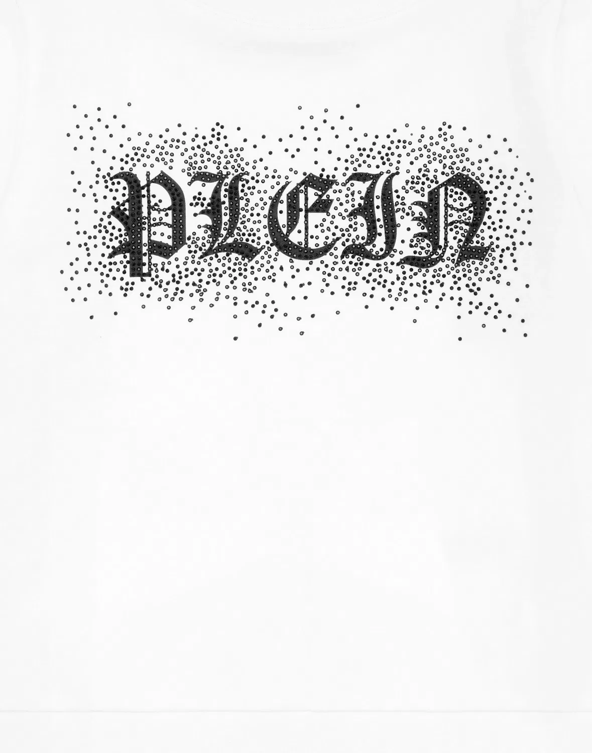 Детский свитшот с длинным рукавом и круглым вырезом с декором стразами Gothic Plein PHILIPP PLEIN, черный — фото 3