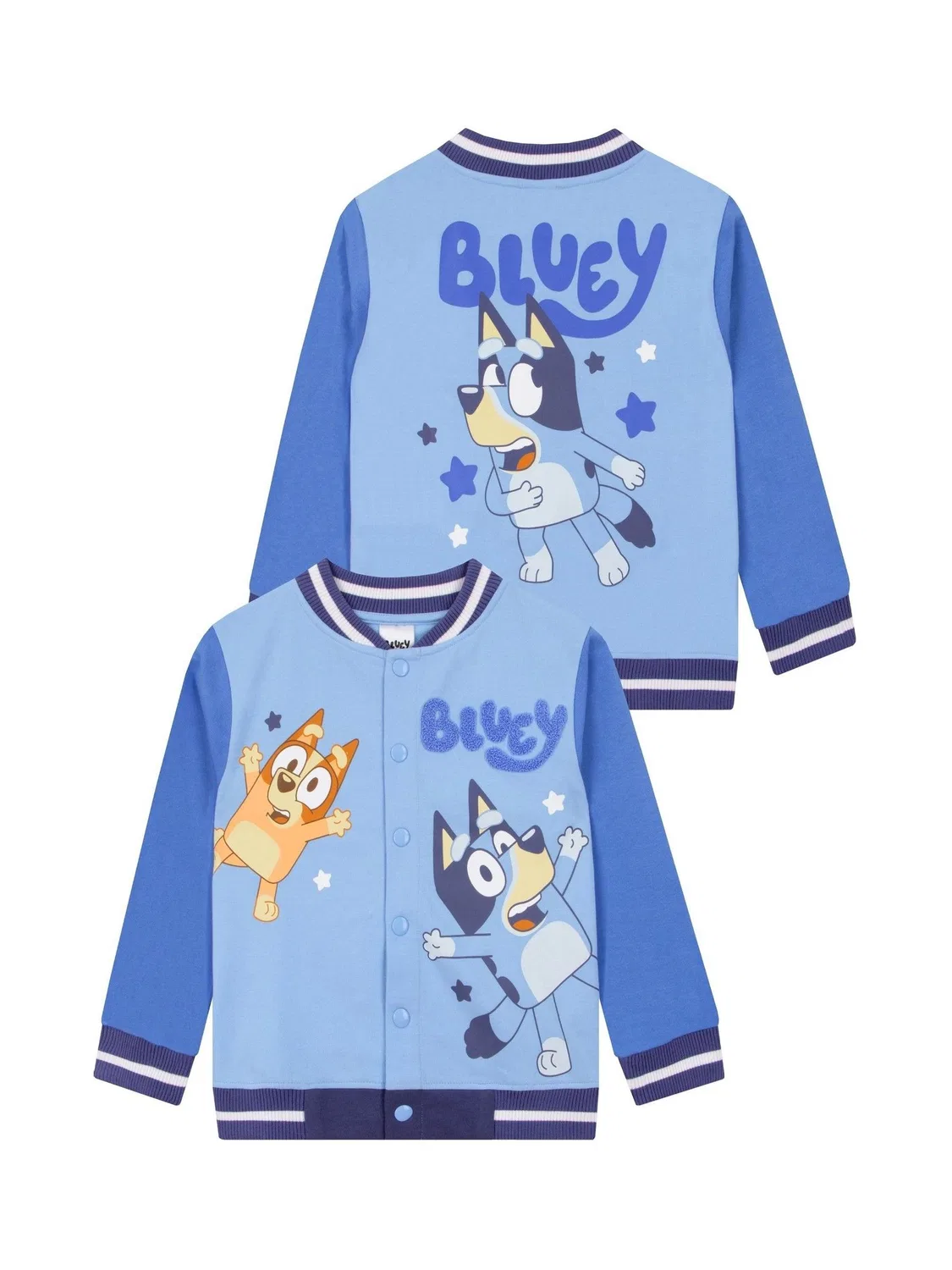 Бомбер для мальчиков Bluey and Bingo Character, синий