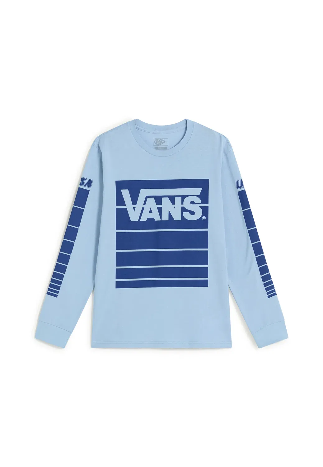 Быстрая езда по пересеченной местности. - футболка с длинными рукавами Vans, Light Blue