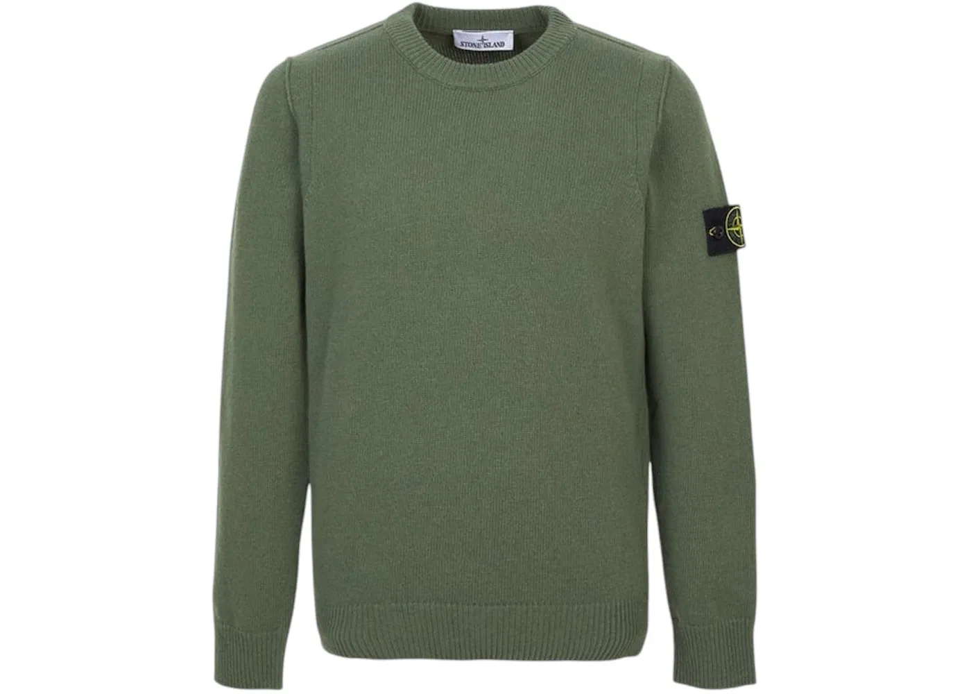 Мужской свитер с логотипом Stone Island, Khaki