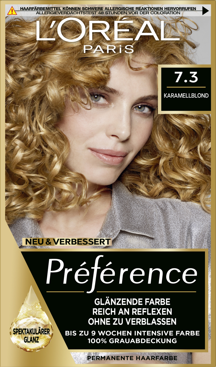 

Краска для волос L’Oréal Paris Préférence 7.3 Karamellblond