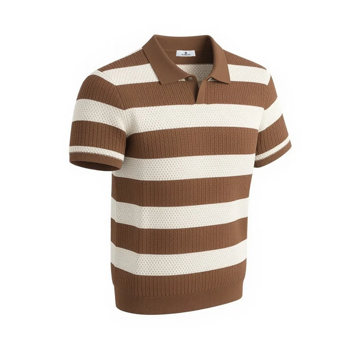 Детский джемпер с лацканом Knitwear Unisex PAL ONGACO, Brown