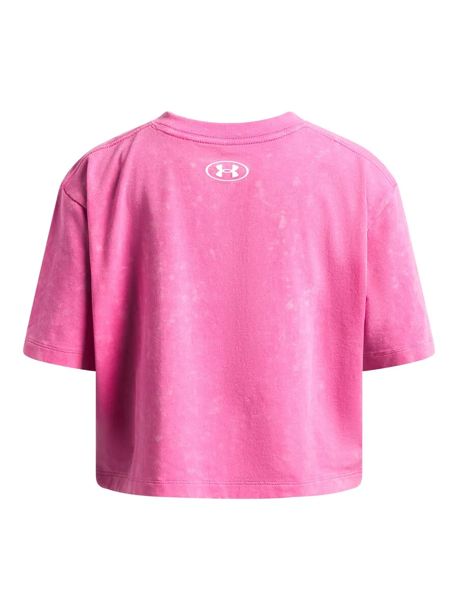 Спортивная футболка UNDER ARMOUR Performance Shirt 'Rival' розового цвета — фото 3