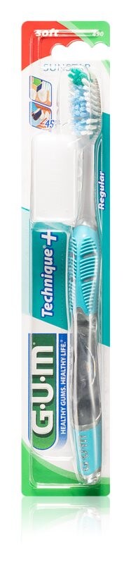 

Мягкая зубная щетка G.U.M Technique+ Regular