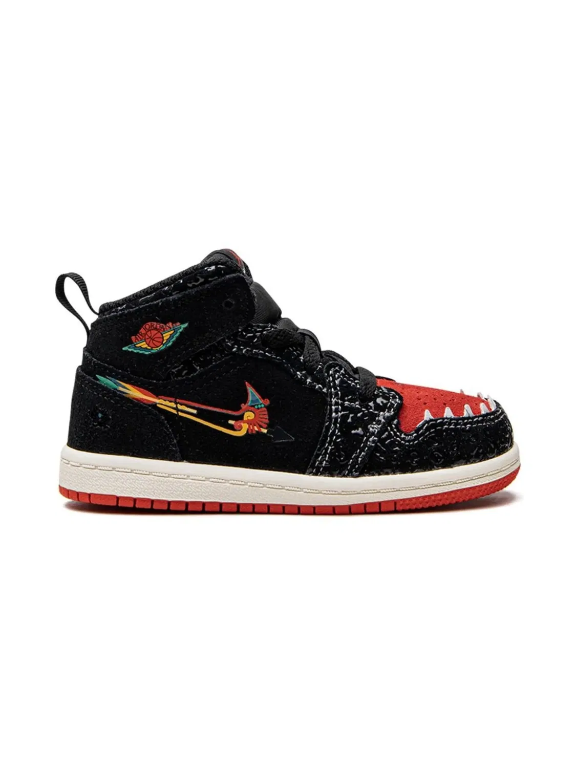 Кроссовки Air Jordan 1 Mid SE "Siempre Familia", черный — фото 3