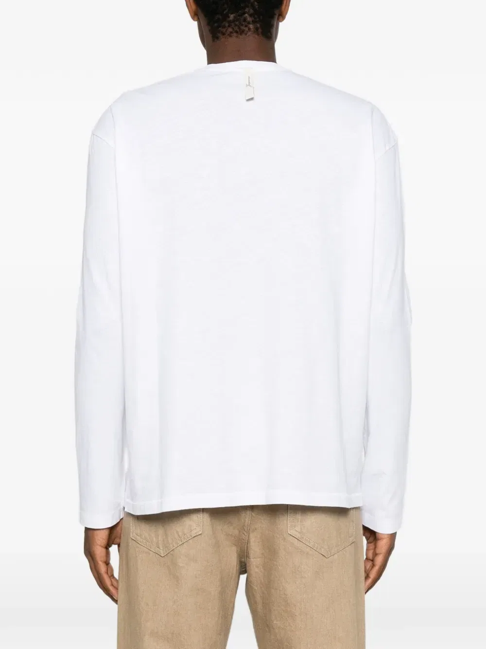 Футболка с длинным рукавом с логотипом Jacquemus, белый — фото 4