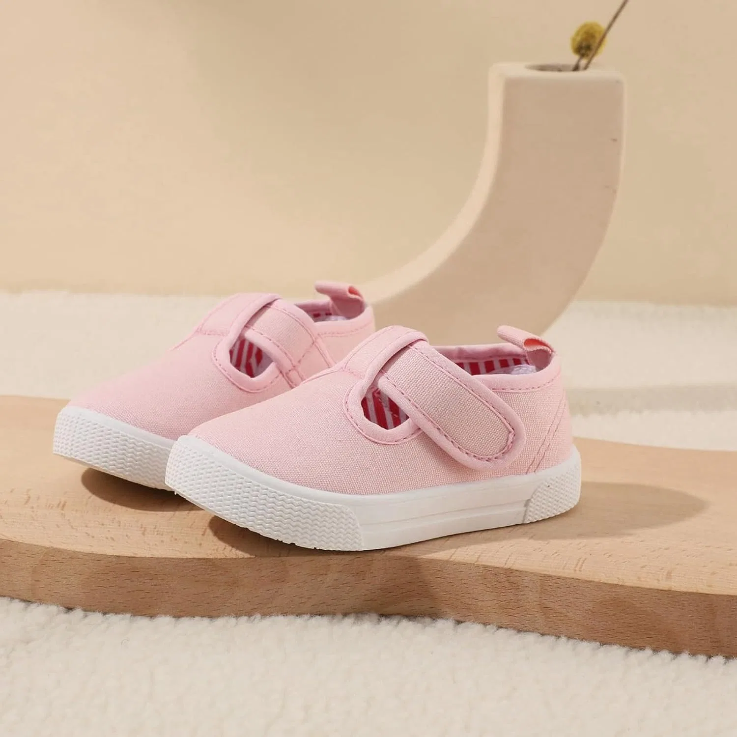 Детские кроссовки для девочек с мягкой подошвой, Pink — фото 4