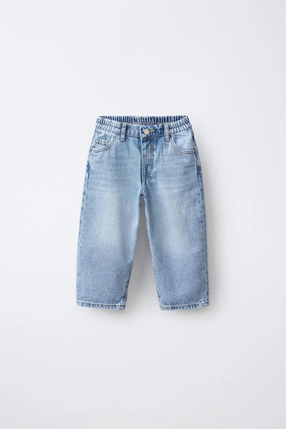 Джинсы мешатого типа ZARA, Mid-blue