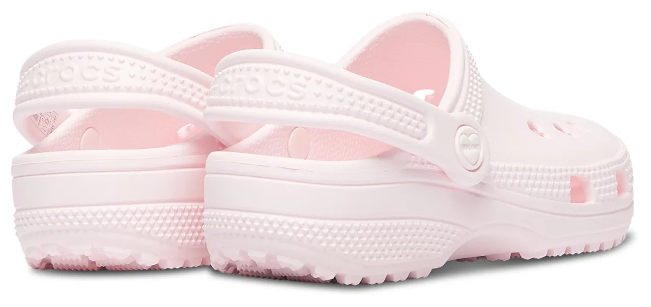 Детские сабо для девочек Classic Hearts Cut Out, Crocs, Bubble Ice Bubble Ice — фото 3