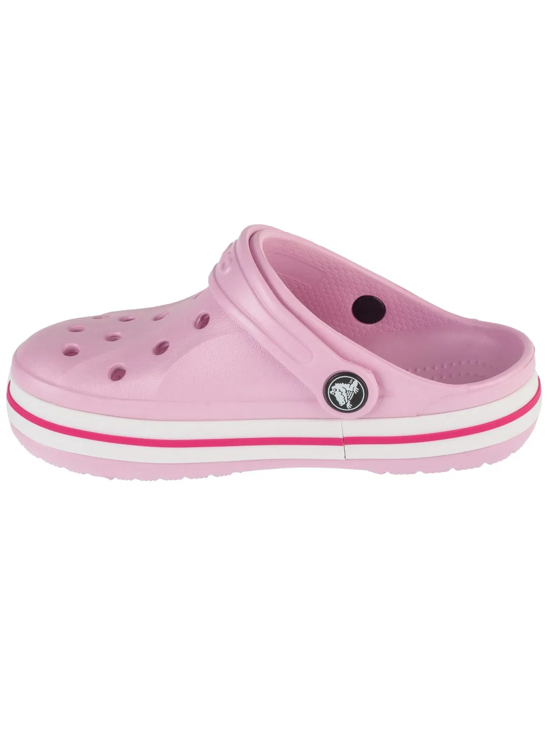 Детские сандалии Crocs Bayaband Kids Clog розового цвета — фото 2