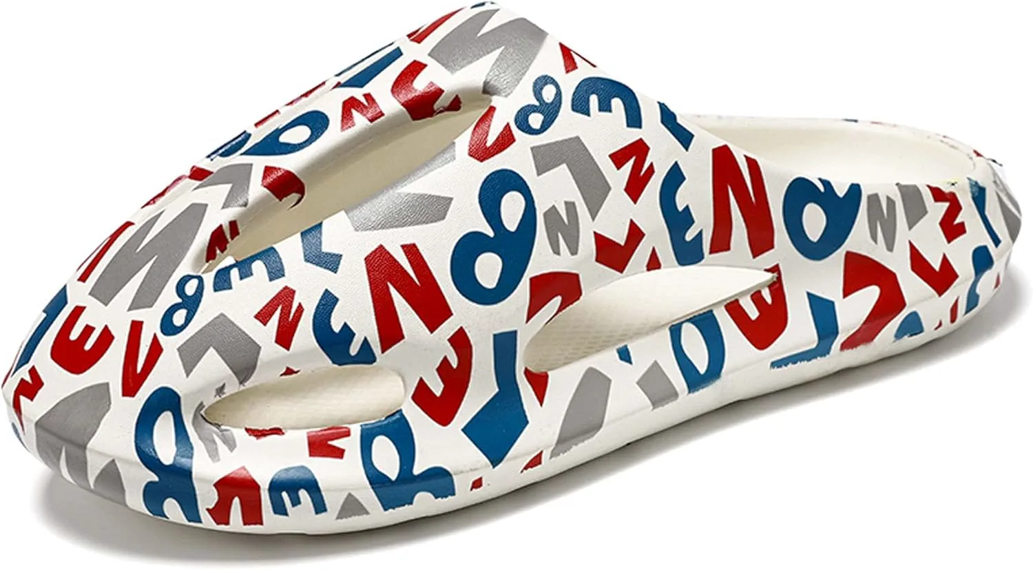 

Мужские летние сандалии с отверстиями, дышащие, комфортные, мягкие, с противоскользящей толстой подошвой, износостойкие, модные, повседневные, пляжные уличные тапочки Generic, красный