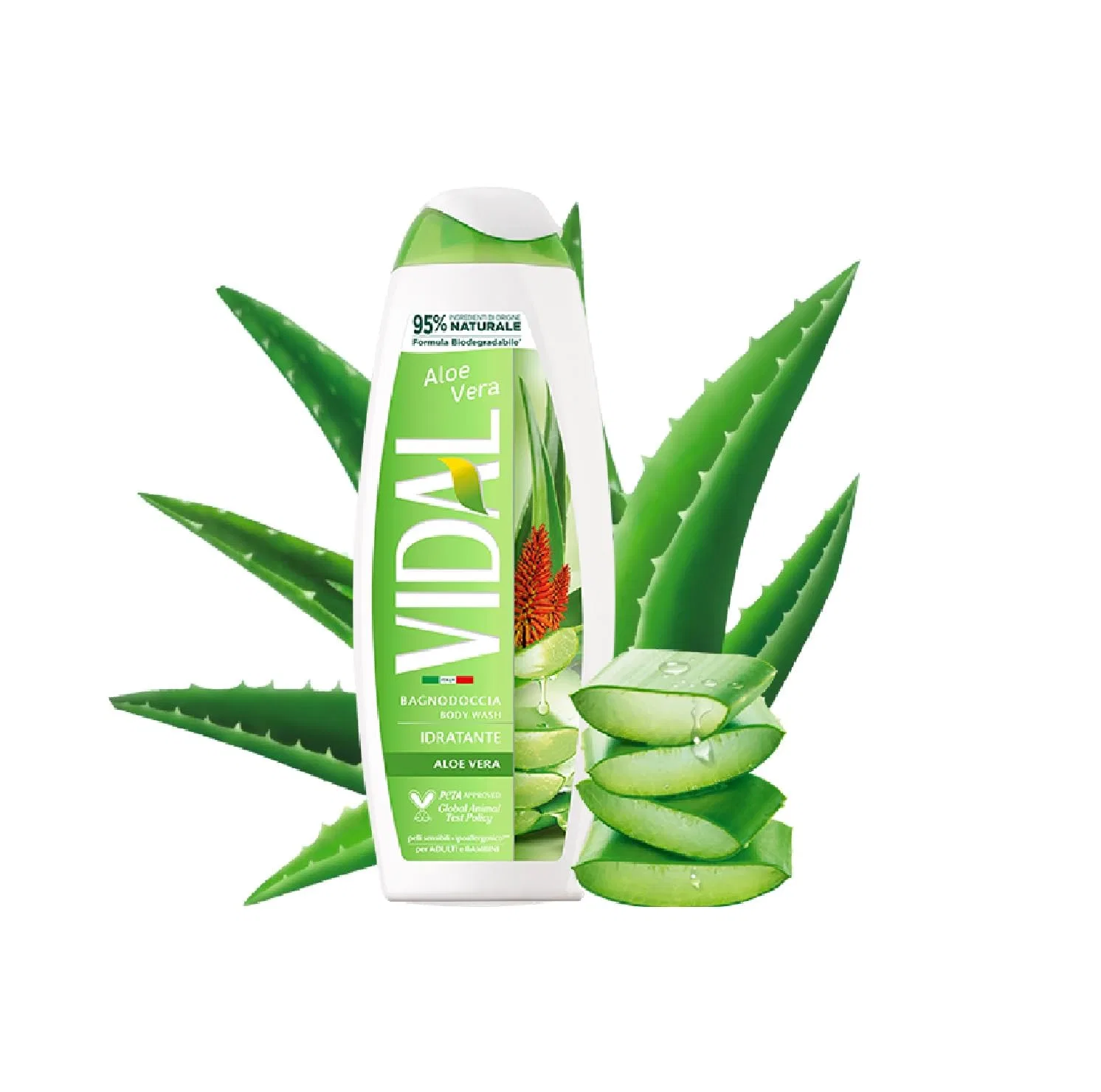 Гель для душа Aloe Vera Italian Gourmet E.R., набор 12 x 500 мл + томатная мякоть 400 г — фото 2