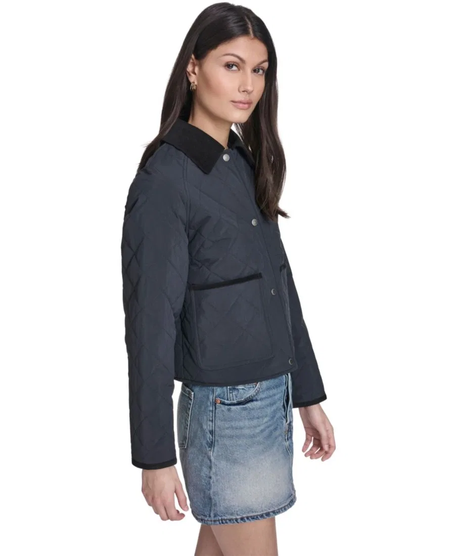 Женская куртка-пуховик Diamond Quilted Levi's, Black — фото 3