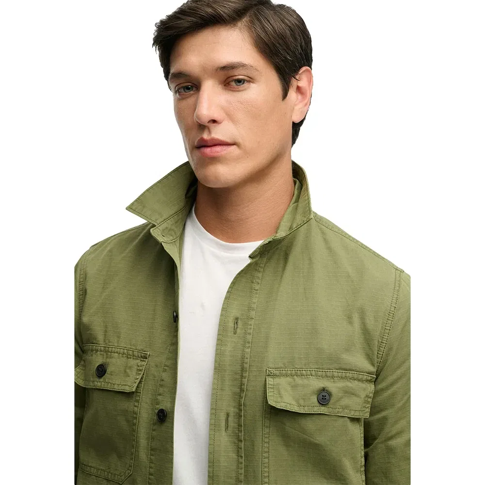 Рубашка с длинным рукавом Military Superdry, зеленый — фото 4