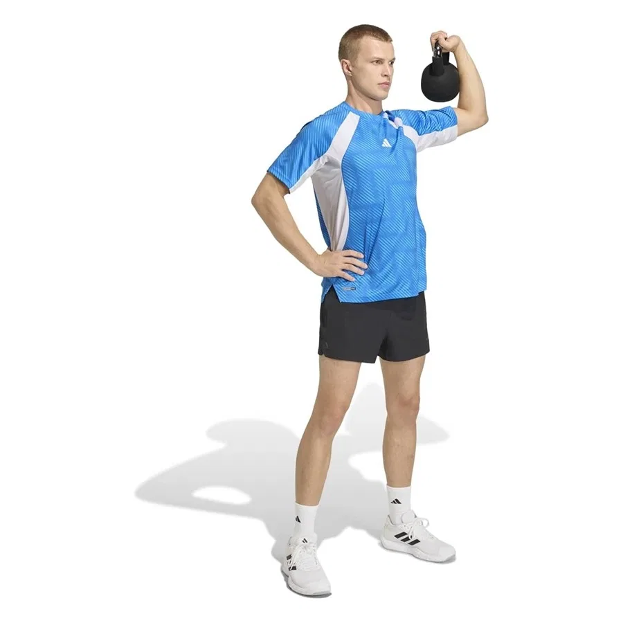 Мужская футболка с длинным рукавом Tech Tee adidas, Синий — фото 3