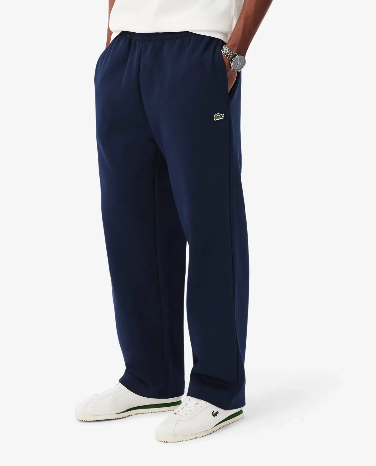 Спортивные штаны Lacoste свободного кроя из футера, Azul Marino — фото 3