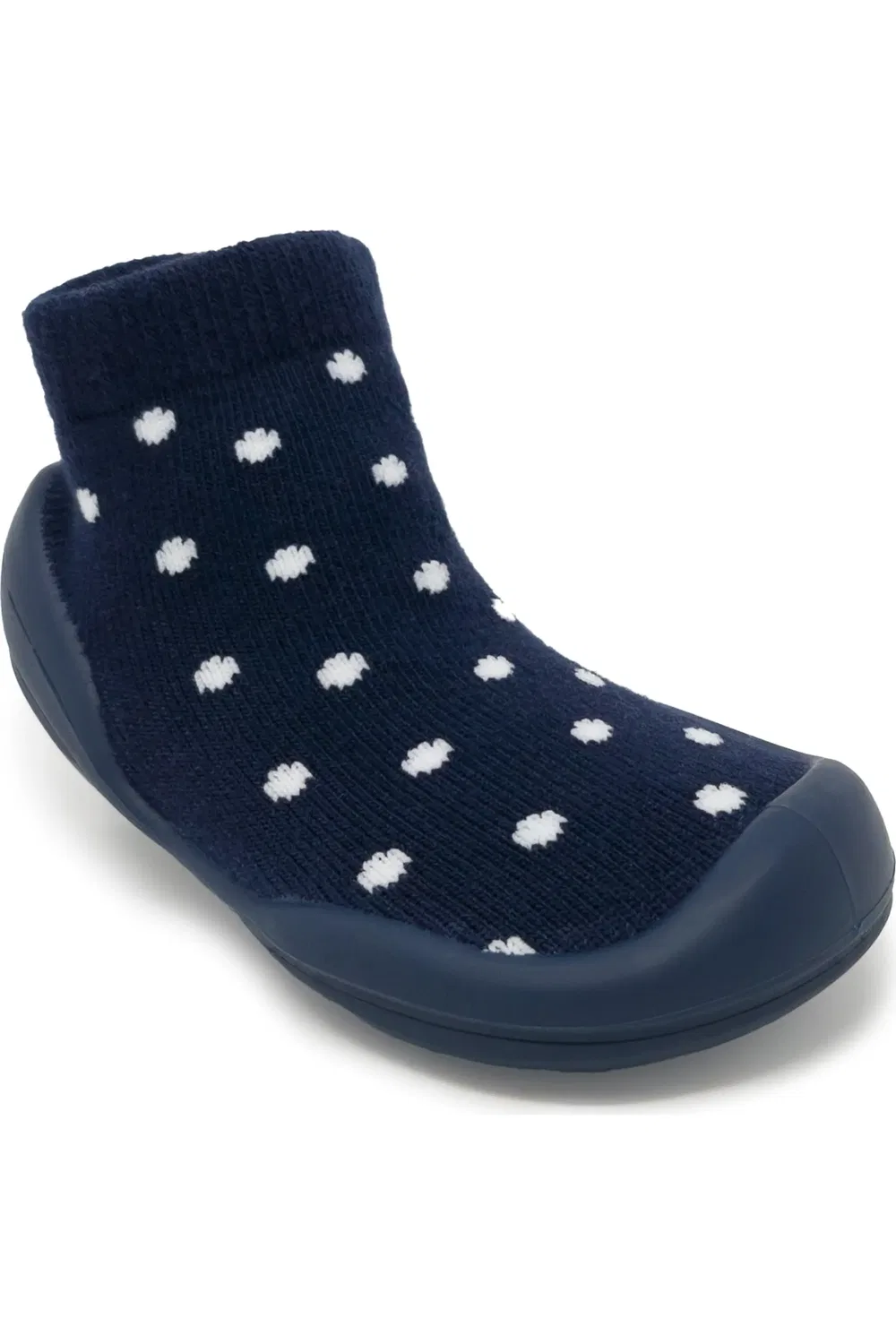 Детские носки-обувь с точками Dotty Komuello, Dotty Navy — фото 4