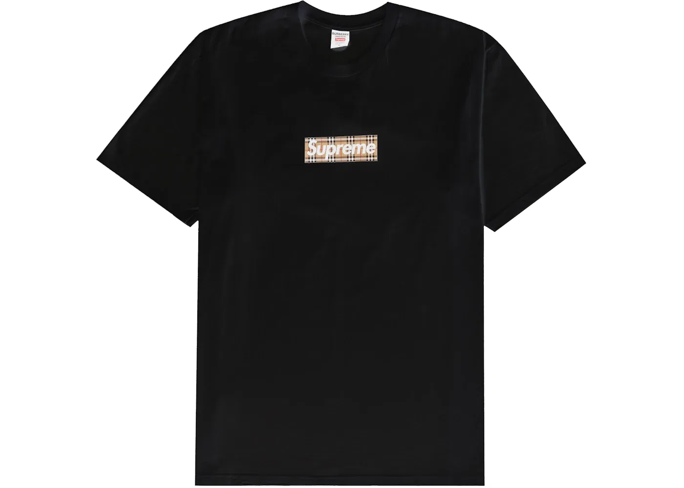 Мужская футболка с принтом Supreme Burberry Tee, Black