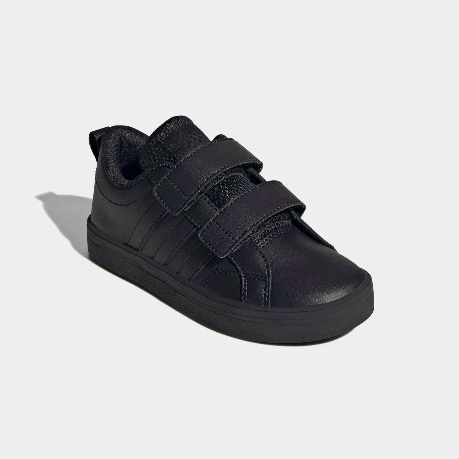 Детские спортивные кроссовки на липучке VS PACE 2.0 KIDS Adidas, Core Black/Core Black/White
