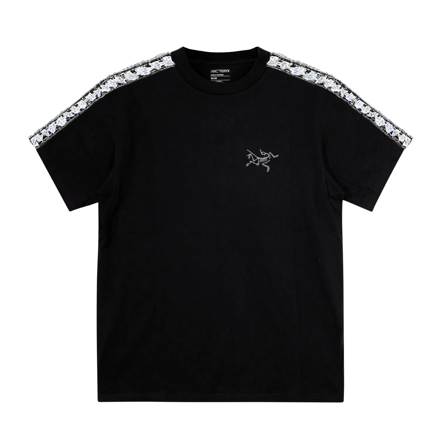 Футболка с круглым вырезом, умеренно прямой крой, Arcteryx, Black
