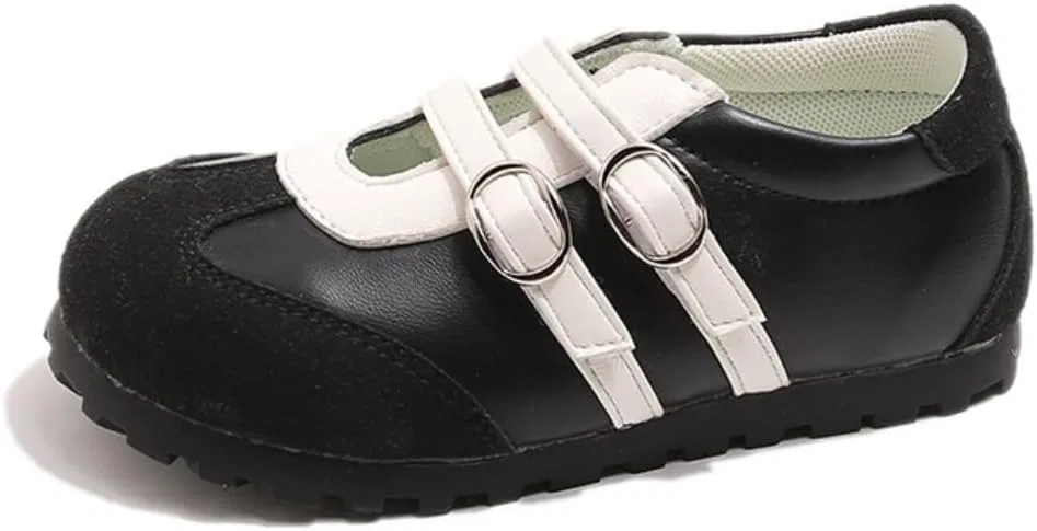 Детские кроссовки для девочек из экокожи XinYiQu, Black
