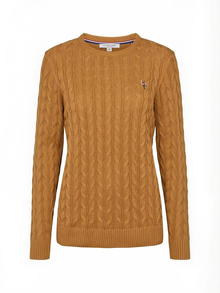 Свитер 'UWMadeline' коричневого цвета U.S. POLO ASSN.