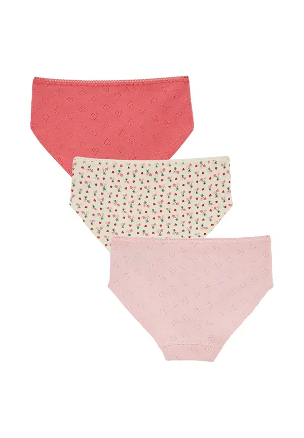 Футболки с принтом хлопок Pack of 3 We Fashion, Pink, розовый — фото 2