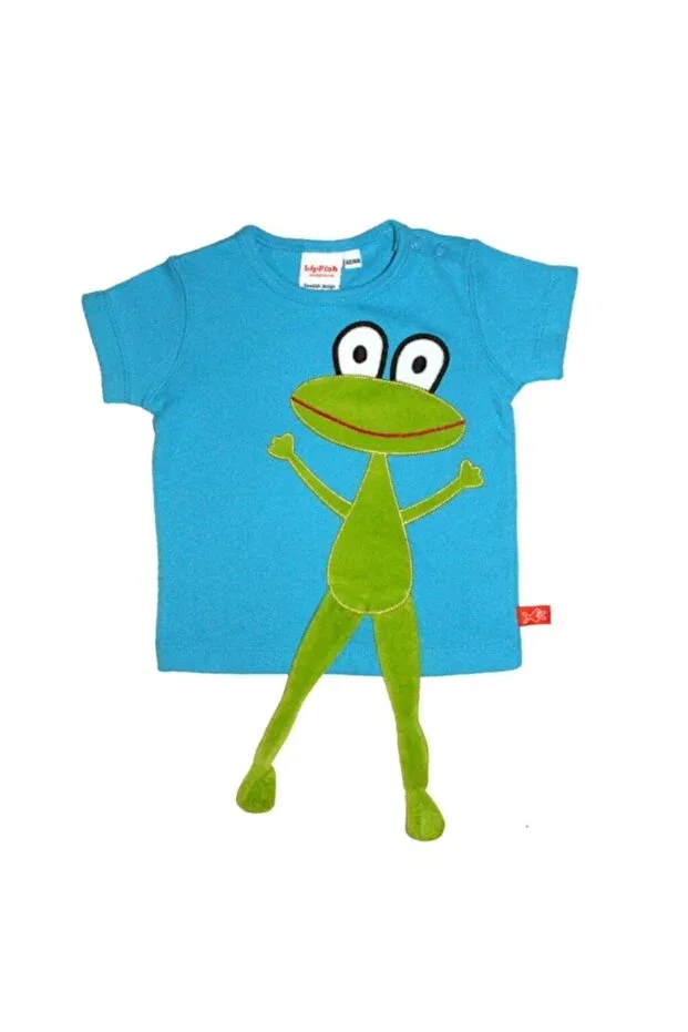Детская футболка без рукавов Frog Lipfish, Turkuaz