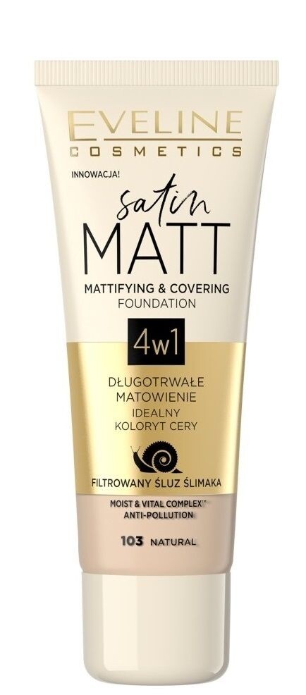 

Eveline Satin Matt Праймер для лица, 103 Natural