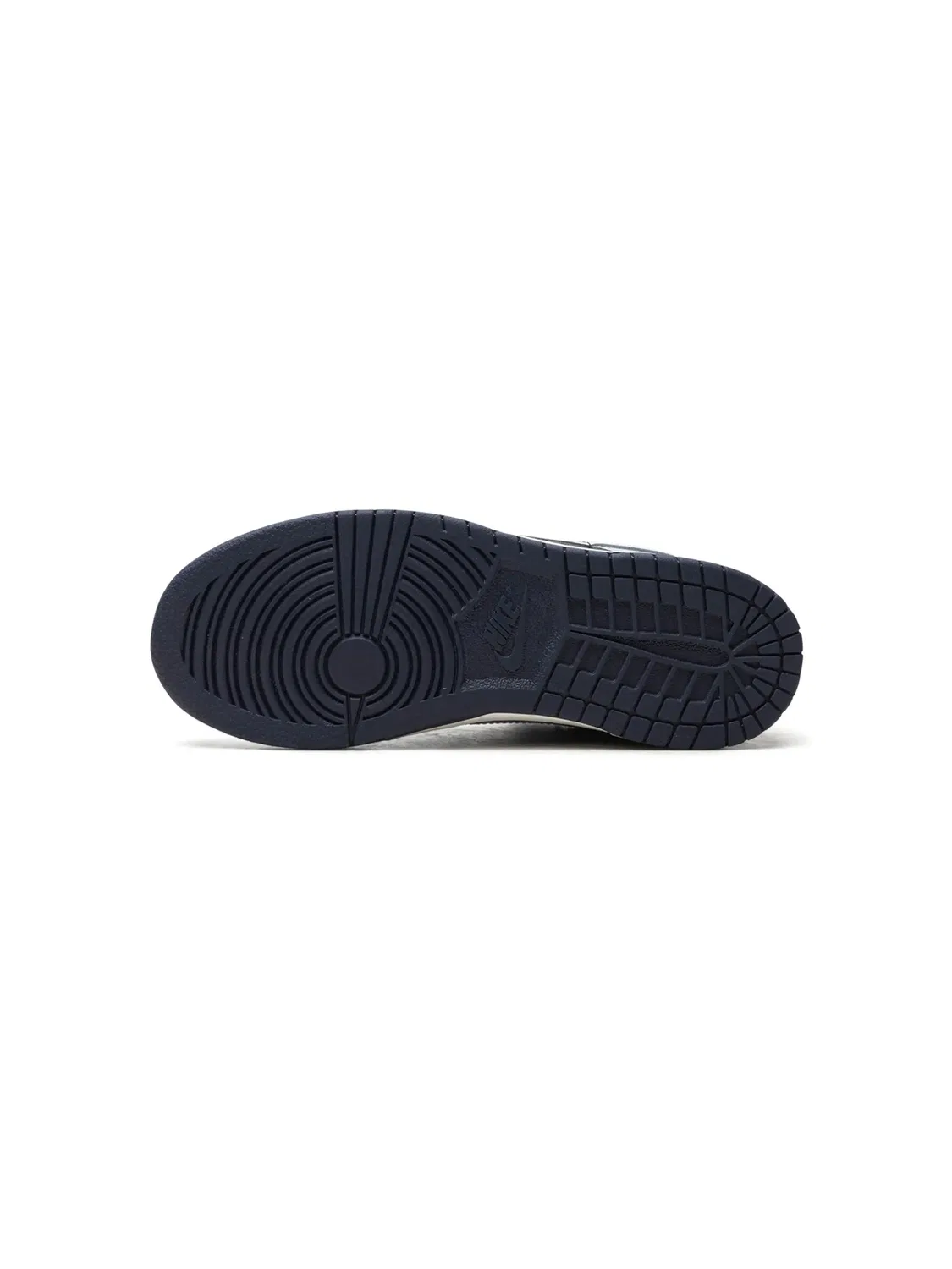 Кроссовки Dunk Low Football Grey/Midnight Navy/Summit White Nike Kids, синий — фото 4