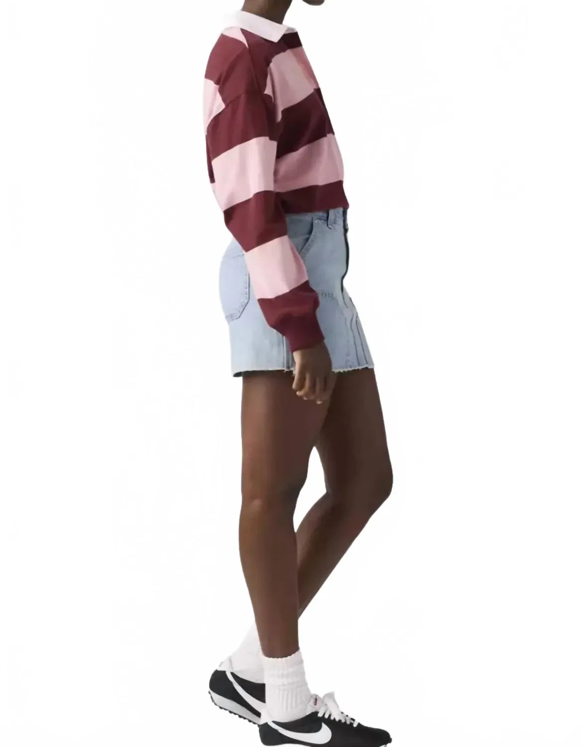 Женская джинсовая мини-юбка на пуговицах Icon Mini Skirt Levi's, синий — фото 4