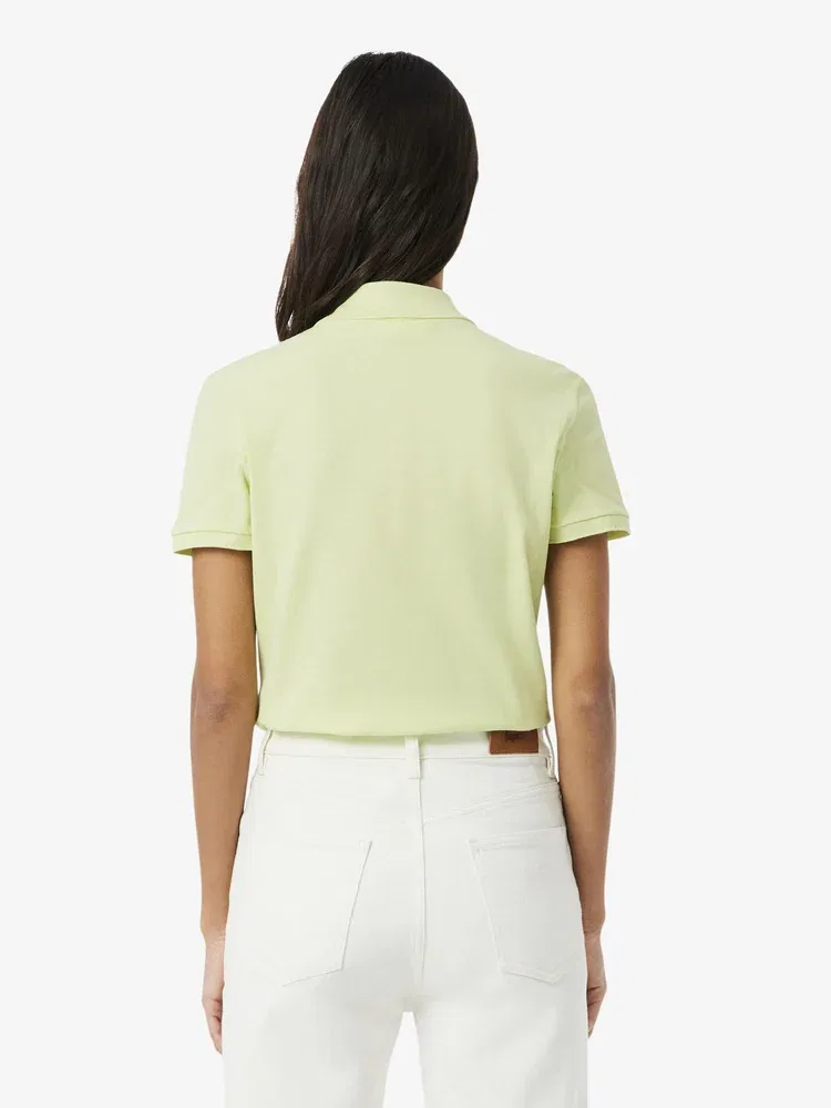 Поло LACOSTE Slim Fit Apple Green — фото 3
