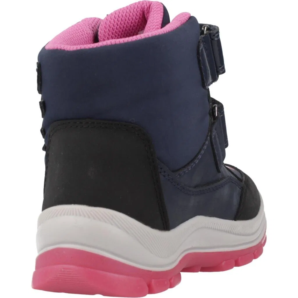 Детские сапоги Geox B Flanfil Girl B Abx, Цвет Blau Navyblau Fuchsienrosa — фото 3