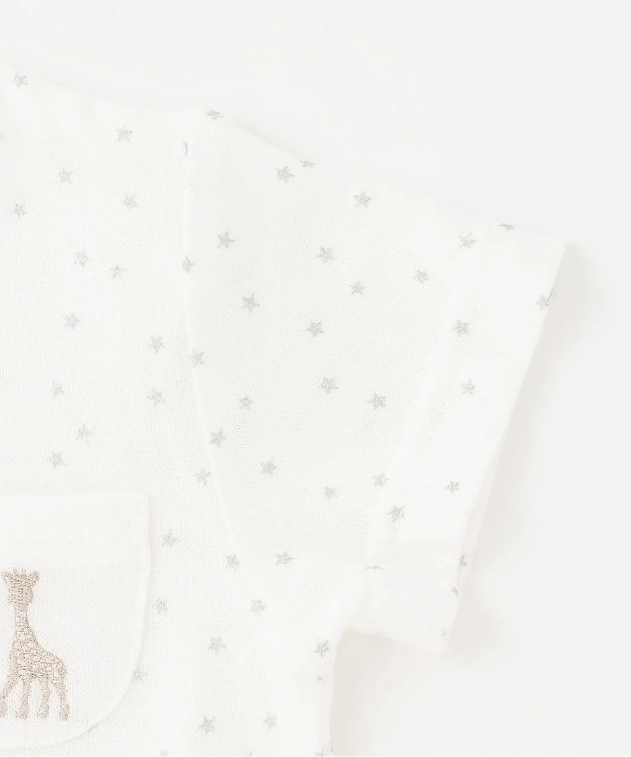 Детский боди-комбинезон с принтом Star Dust Sophie la girafe, Off White — фото 4