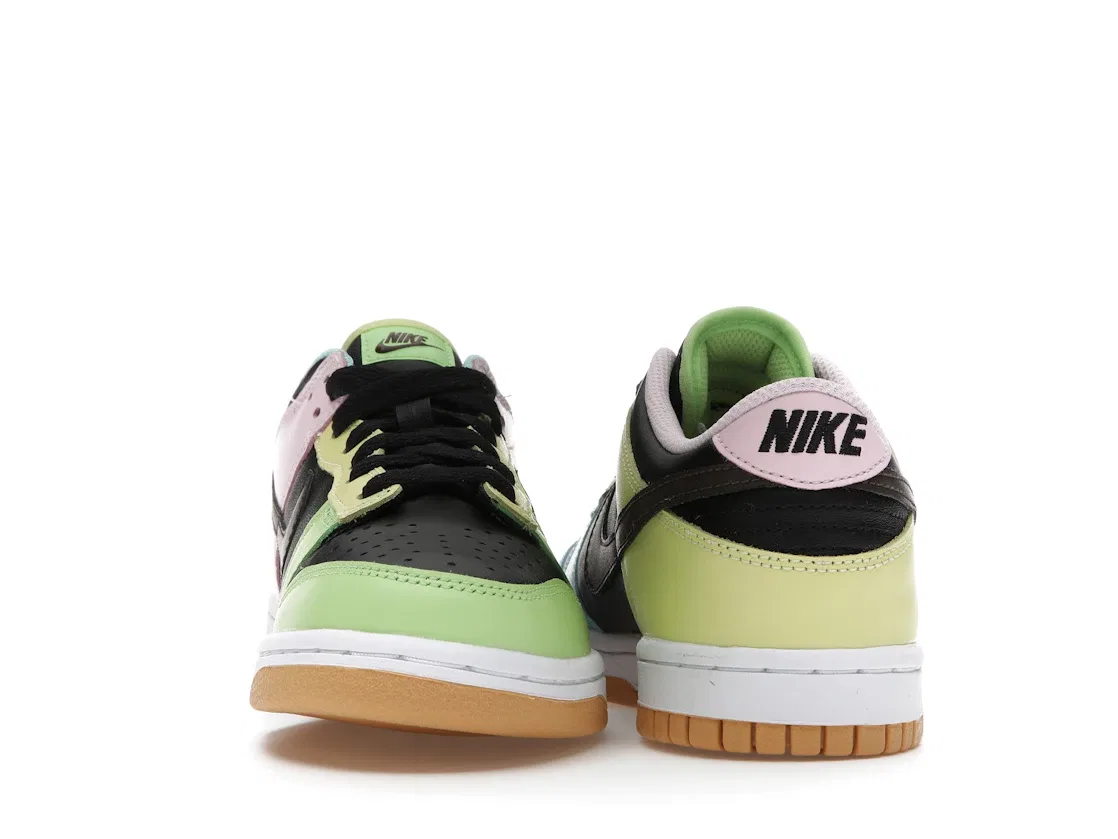Детские кроссовки Lifestyle с принтом Nike Dunk Low Nike, Black/Dark Chocolate-Copa — фото 4