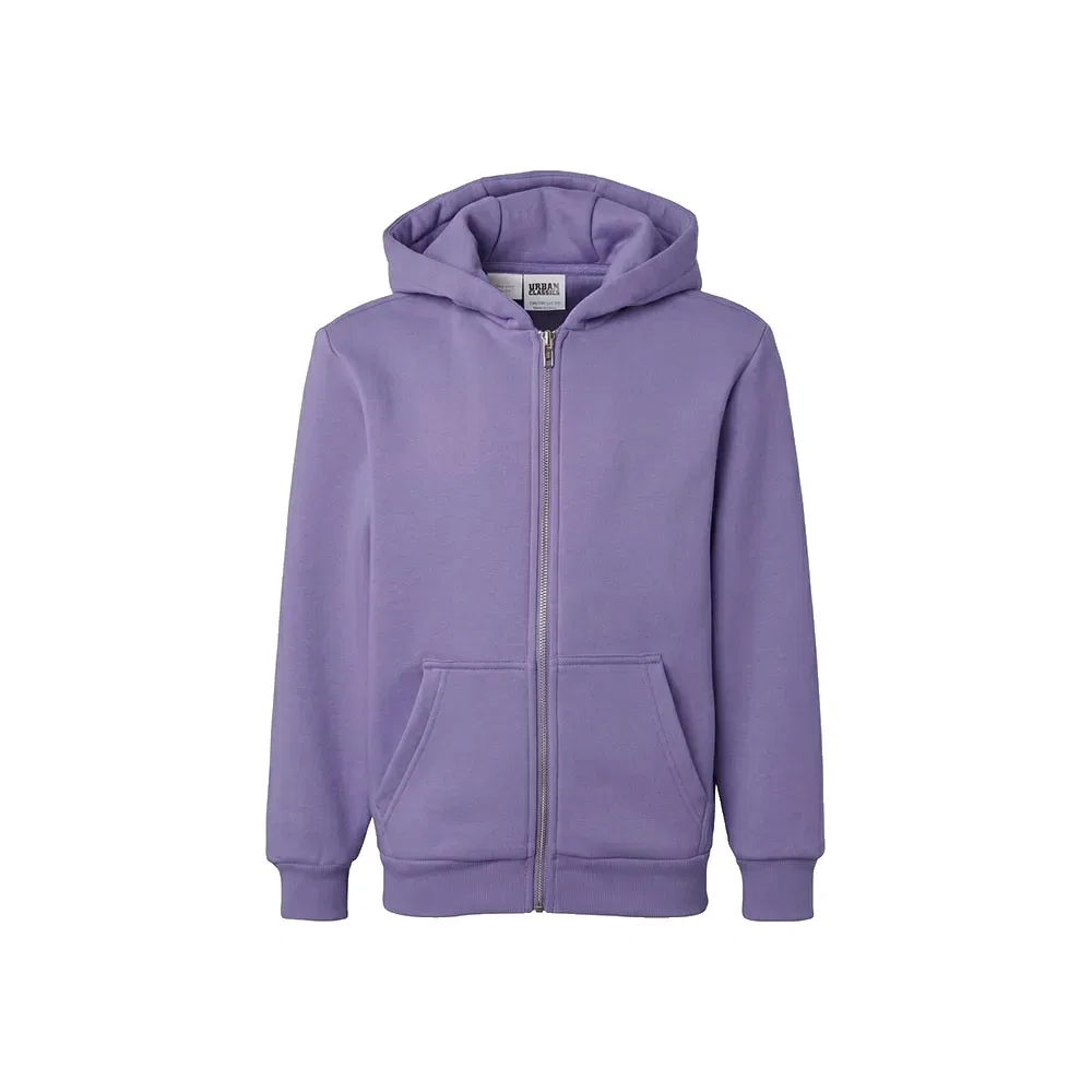 Худи на молнии Urban Classics, фиолетовый