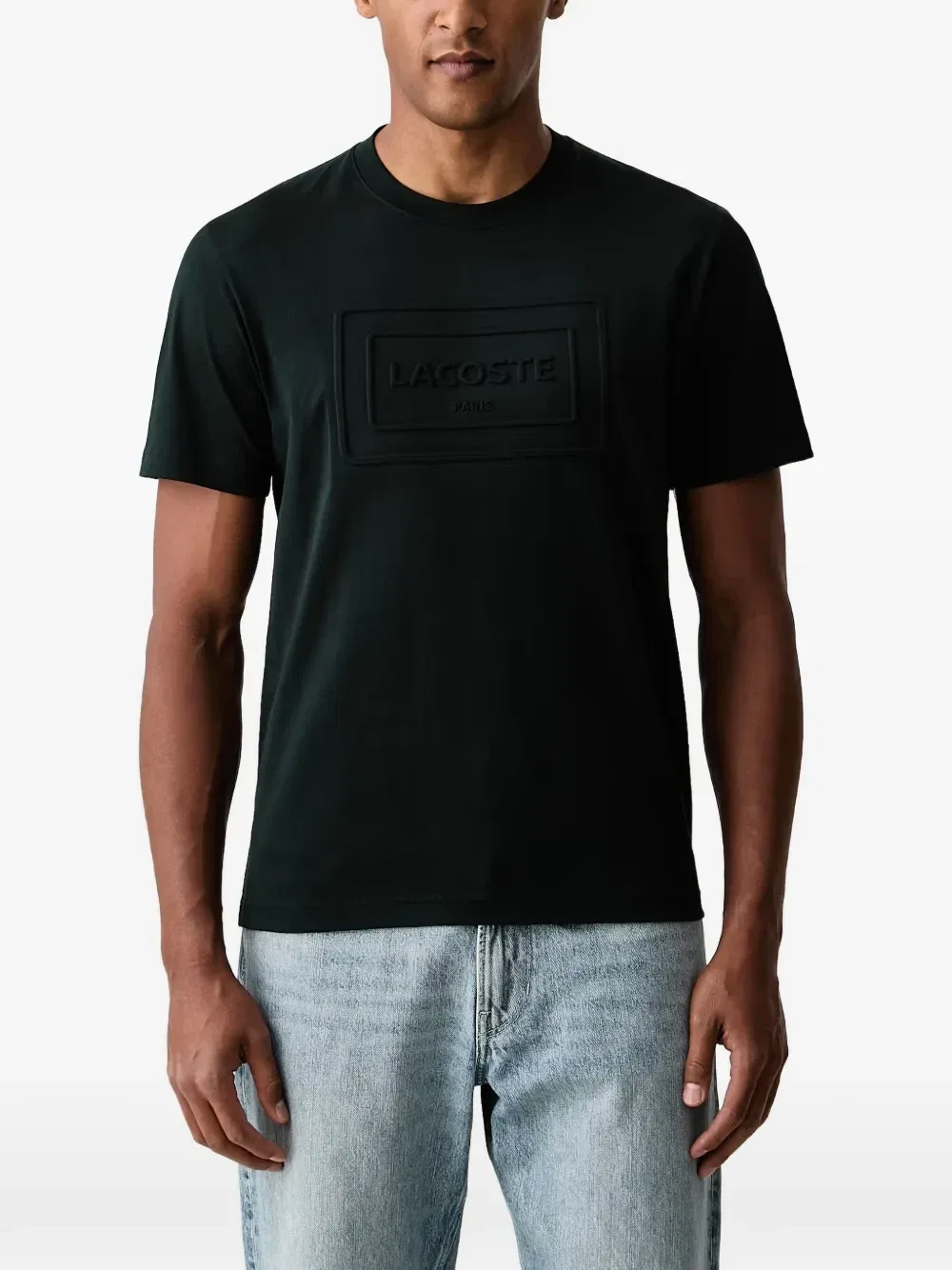 Футболка с тисненым логотипом Lacoste, зеленый