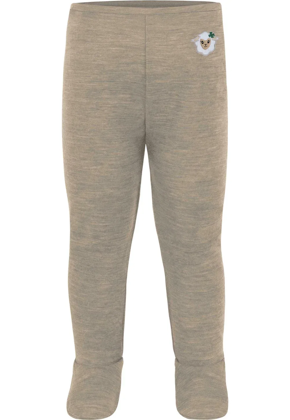 Штампельные чулки из мериноса с леггинсами Fuss, длинные термоштанги из мериносовой шерсти - колготки Normani Outdoor Sports, Beige